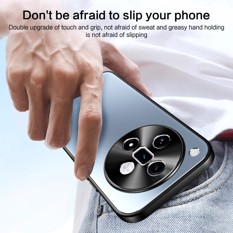 For OPPO Find X7 R-JUST RJ-61 Electroplating Frosted TPU + PC Phone Case(Blue)