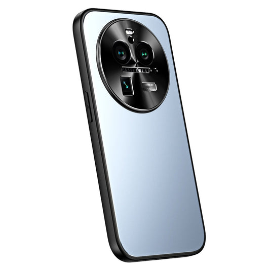 For OPPO Find X6 Pro R-JUST RJ-61 Electroplating Frosted TPU + PC Phone Case(Blue)