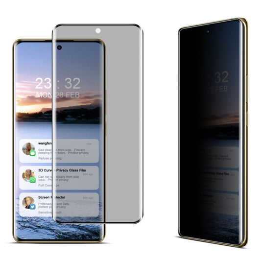 For Realme 12 Pro 5G / 12 Pro+ 5G imak 3D Curved HD Full Screen Anti-spy Tempered Glass Protective Film