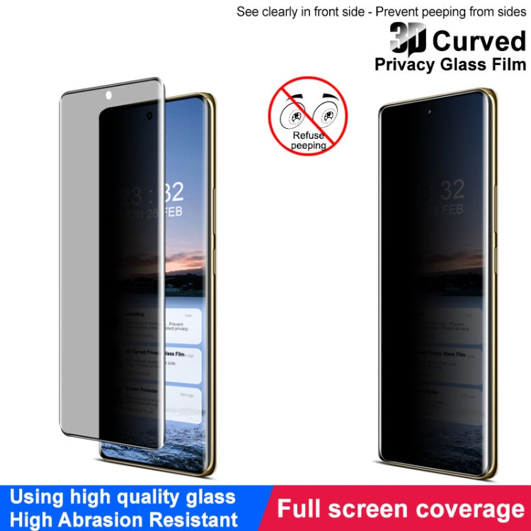 For Realme 12 Pro 5G / 12 Pro+ 5G imak 3D Curved HD Full Screen Anti-spy Tempered Glass Protective Film