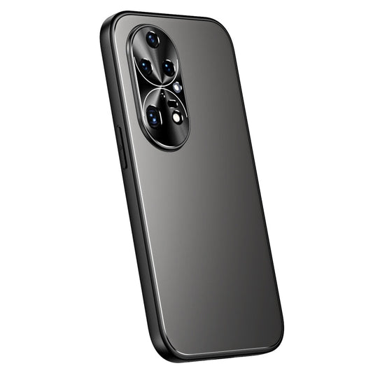 For Huawei P50 Pro R-JUST RJ-61 Electroplating Frosted TPU + PC Phone Case(Grey)