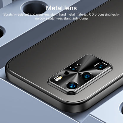 For Huawei P40 R-JUST RJ-61 Electroplating Frosted TPU + PC Phone Case(Grey)