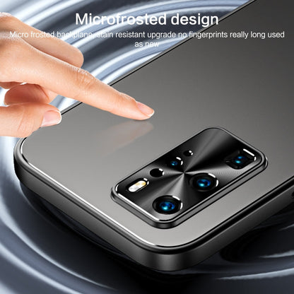 For Huawei P40 R-JUST RJ-61 Electroplating Frosted TPU + PC Phone Case(Grey)