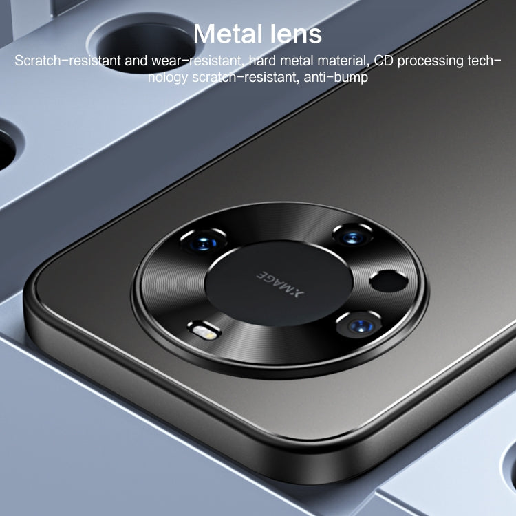 For Huawei Mate 60 Pro R-JUST RJ-61 Electroplating Frosted TPU + PC Phone Case(Grey)