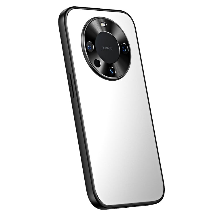 For Huawei Mate 60 Pro R-JUST RJ-61 Electroplating Frosted TPU + PC Phone Case(Silver)