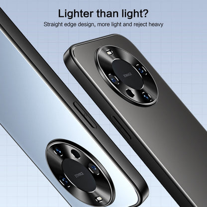 For Huawei Mate 60 Pro R-JUST RJ-61 Electroplating Frosted TPU + PC Phone Case(Silver)