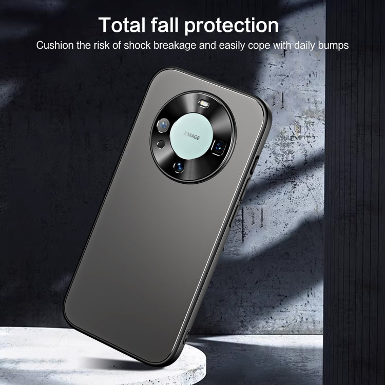 For Huawei Mate 60 R-JUST RJ-61 Electroplating Frosted TPU + PC Phone Case(Grey)