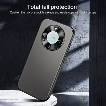 For Huawei Mate 60 R-JUST RJ-61 Electroplating Frosted TPU + PC Phone Case(Grey)