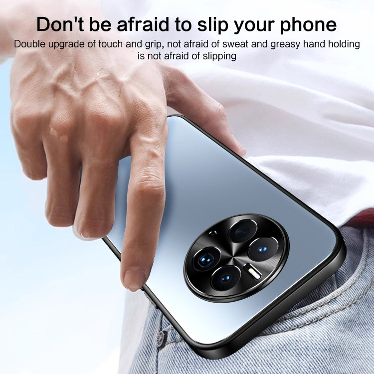 For Huawei Mate 50 Pro R-JUST RJ-61 Electroplating Frosted TPU + PC Phone Case(Grey)