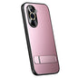 Pour Huawei nova 10 Pro Coque de téléphone R-JUST RJ-61 en TPU givré galvanisé + PC avec support (Rose)