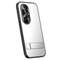 Pour Huawei P50 Pro R-JUST RJ-61 Coque de téléphone en TPU givré galvanisé + PC avec support (argent)