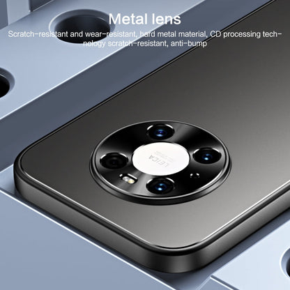 For Huawei Mate 40 R-JUST RJ-61 Electroplating Frosted TPU + PC Phone Case with Holder(Grey)