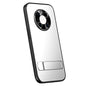 For Huawei Mate 40 R-JUST RJ-61 Electroplating Frosted TPU + PC Phone Case with Holder(Silver)