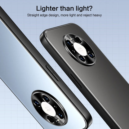 For Huawei Mate 40 R-JUST RJ-61 Electroplating Frosted TPU + PC Phone Case with Holder(Silver)
