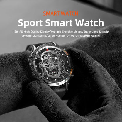 K52 1.39 inch IPS Square Screen Smart Watch Supports Bluetooth Calls(Black)