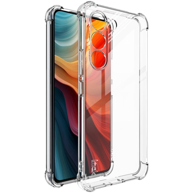 For vivo Y200e 5G Global / Y100 5G IDN imak Shockproof Airbag TPU Phone Case(Transparent)