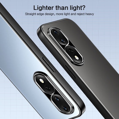 For Honor 80 R-JUST RJ-61 Electroplating Frosted TPU + PC Phone Case(Pink)