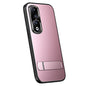 Pour Honor 90, étui de téléphone R-JUST RJ-61 en TPU givré galvanisé + PC avec support (Rose)