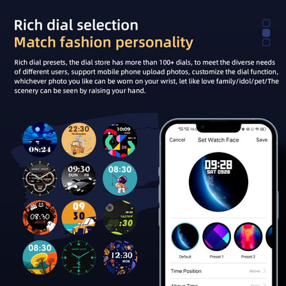 LOKMAT ATTACK Pro 1.32 inch BT5.1 Smart Sport Watch, Support Bluetooth Call / Sleep / Blood Oxygen / Heart Rate / Blood Pressure Health Monitor(Black)