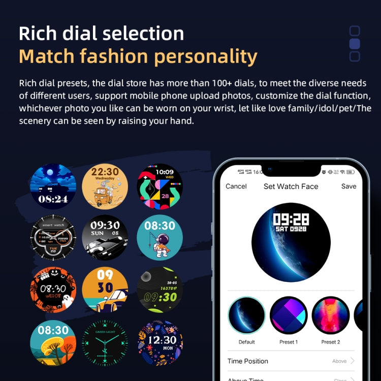 LOKMAT ATTACK Pro 1.32 inch BT5.1 Smart Sport Watch, Support Bluetooth Call / Sleep / Blood Oxygen / Heart Rate / Blood Pressure Health Monitor(Green)