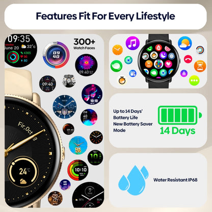 Zeblaze GTR 3 Pro 1.43 inch Screen Voice Calling Smart Watch, Support Heart Rate / Blood Pressure / Blood Oxygen(Silver)
