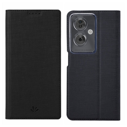 For OPPO A79 5G ViLi DMX Series Shockproof TPU + PU Leather Magnetic Attraction Horizontal Flip Case(Black)