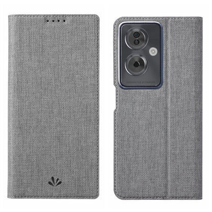 For OPPO A79 5G ViLi DMX Series Shockproof TPU + PU Leather Magnetic Attraction Horizontal Flip Case(Grey)