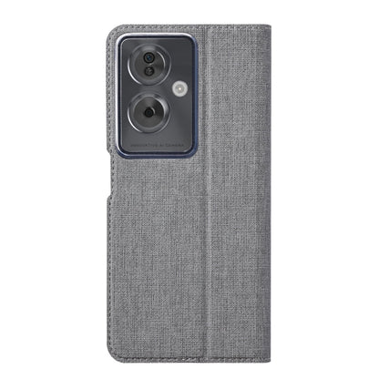 For OPPO A79 5G ViLi DMX Series Shockproof TPU + PU Leather Magnetic Attraction Horizontal Flip Case(Grey)