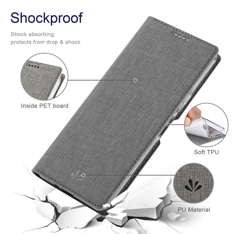 For OPPO A79 5G ViLi DMX Series Shockproof TPU + PU Leather Magnetic Attraction Horizontal Flip Case(Grey)