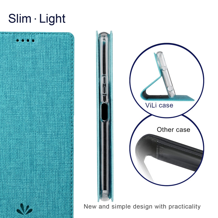 For OPPO A79 5G ViLi DMX Series Shockproof TPU + PU Leather Magnetic Attraction Horizontal Flip Case(Blue)