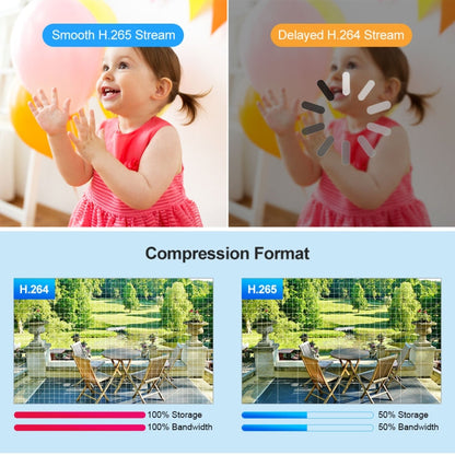 SriHome SH047 4MP IP66 Waterproof Motion Detection Night Vision WiFi HD Camera(EU Plug)