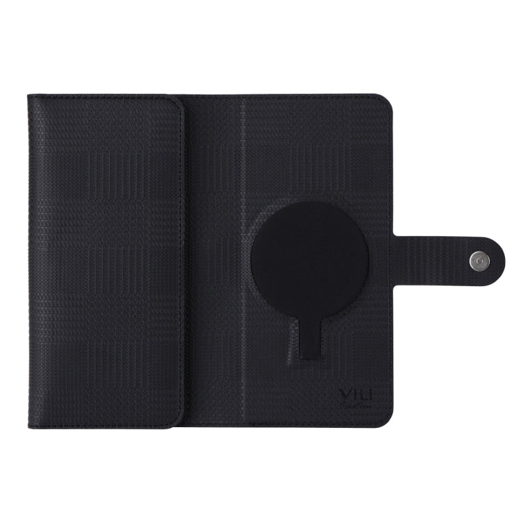 Pour iPhone 12 / 12 Pro Série ViLi GHA Étui de téléphone à rabat horizontal en cuir MagSafe RFID antichoc (Noir)