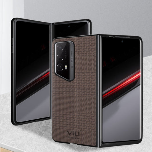 Pour la coque de téléphone antichoc For Honor Magic V2 RSR Porsche Design ViLi TH Series (marron)