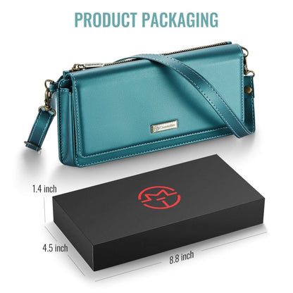 CaseMe Me30 Multi Functional Diagonal Cross Bag Phone Case(Green)