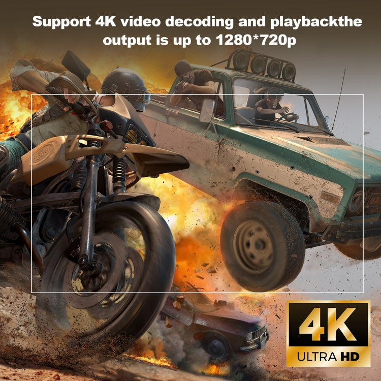 GXMO P30 Android 11 OS HD Portable WiFi Projector, Plug Type:US Plug(White)