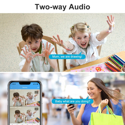 SriHome SH049 2MP + 2MP Humanoid Tracking Smart Night Vision Dual Lens HD IP Camera(AU Plug)