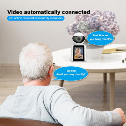 Moniteur bébé caméra IP d'appel vidéo intelligent Srihome SH053 4MP avec écran IPS de 2,8 pouces (prise AU)