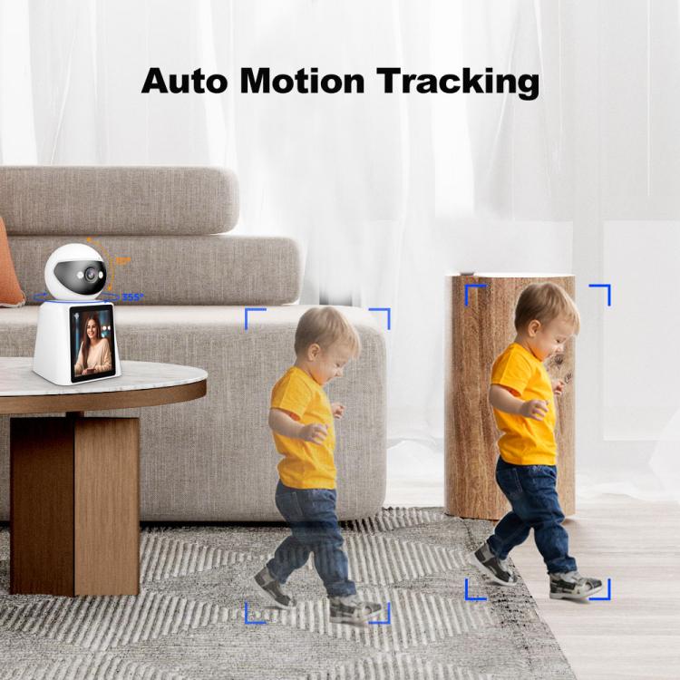 Srihome SH053 4MP 2.8 inch IPS Screen Smart Video Calling IP Camera Baby Monitor(UK Plug)