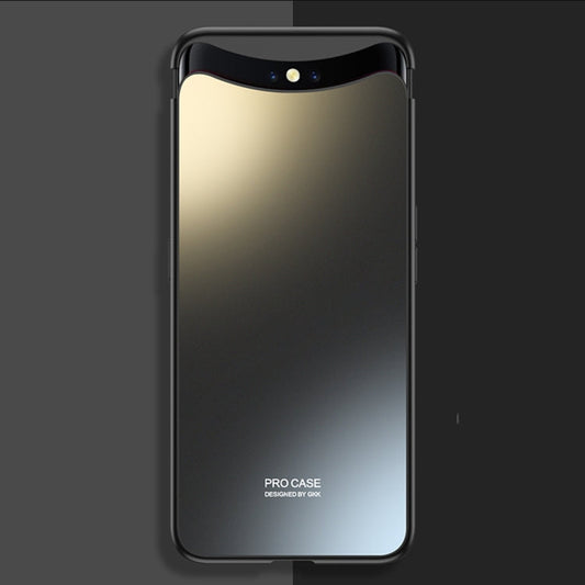 Pour OPPO Find X GKK AG Craft Skin Feel Coque de Téléphone à Couverture Complète Magnétique (Noir)