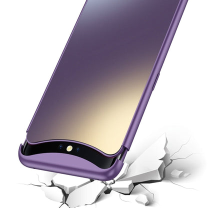 For OPPO Find X GKK AG Craft Skin Feel Magnetic Combination Full Coverage Phone Case(Green)