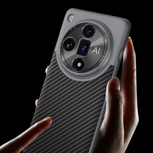 For OPPO Find X7 Ultra GKK Mortise-Tenon Connection Contrast Color Leather Shockproof Phone Case(Blue)