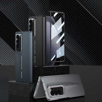 For Samsung Galaxy Z Fold5 5G GKK Integrated Blade Ultra-thin Full Coverage Phone Case(Cyan)