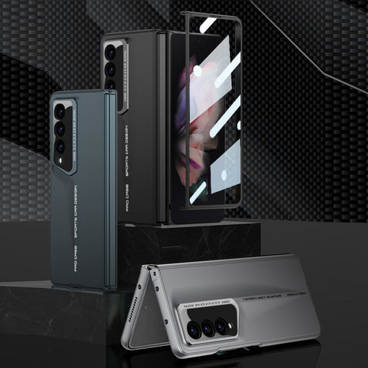 For Samsung Galaxy Z Fold3 GKK Integrated Blade Ultra-thin Full Coverage Phone Case(Grey)