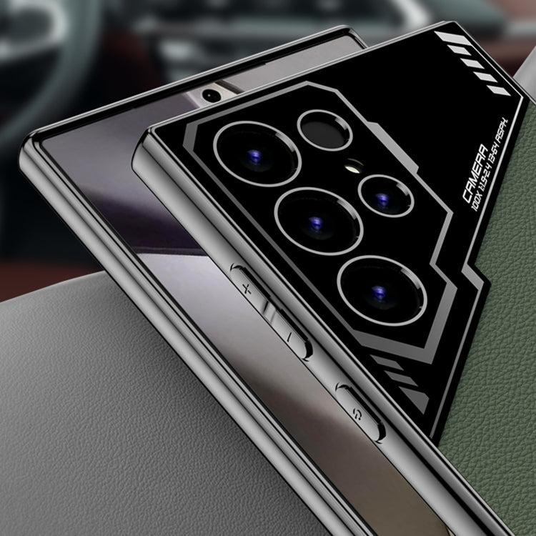 For Samsung Galaxy S24 Ultra 5G GKK Esports Leather Shockproof Phone Case(Grey)