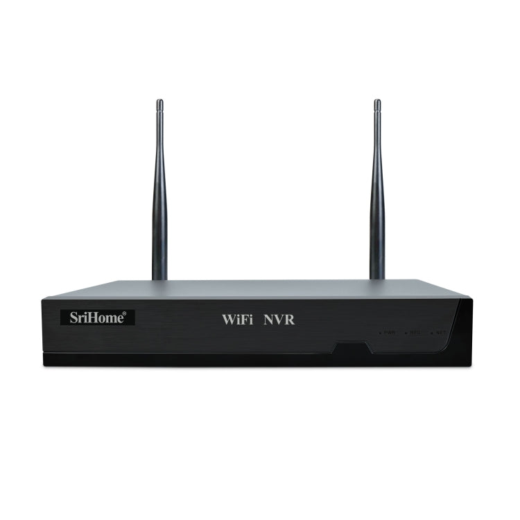 SriHome NVS001E-IPC047 Ultra HD 4 Channel WiFi Network Video Recorder Set(US Plug)