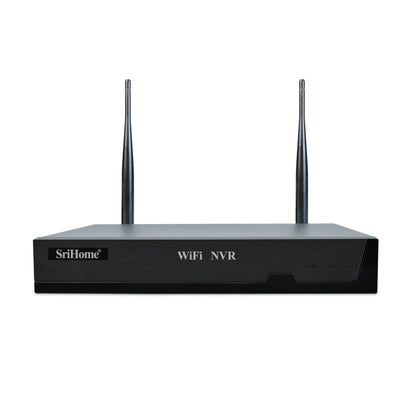 SriHome NVS001E-IPC047 Ultra HD 4 Channel WiFi Network Video Recorder Set(US Plug)