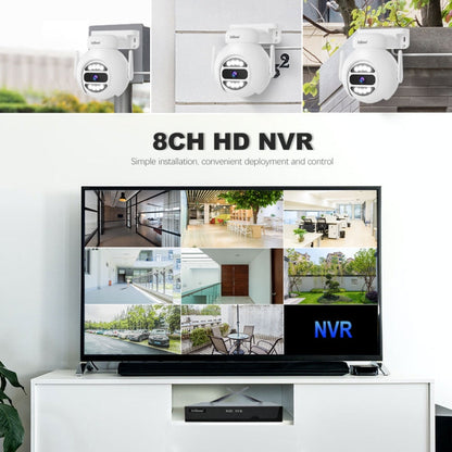 SriHome NVS001E-IPC047 Ultra HD 4 Channel WiFi Network Video Recorder Set(UK Plug)