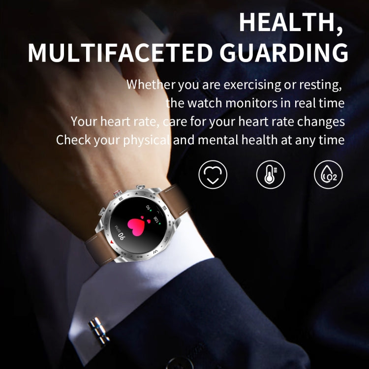 LEMFO T95 1.52 inch IPS Screen 2 in 1 Bluetooth Earphone Smart Watch Support Health Monitoring(Black)