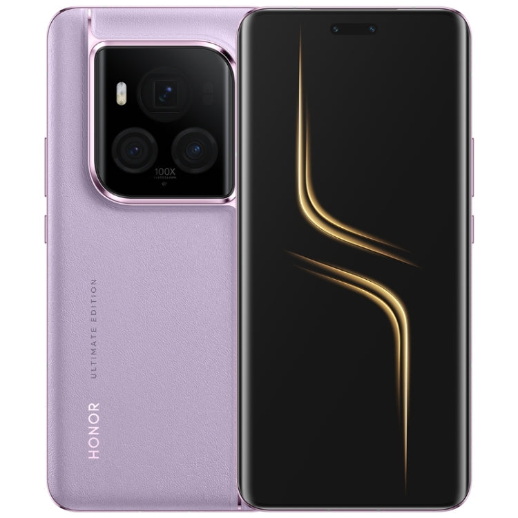 Honor Magic6 Ultimate, 16 Go+1 To, Magic OS 8.0 Snapdragon 8 Gen 3 Octa Core jusqu'à 3,3 GHz de 6,8 pouces, Réseau : 5G, OTG, NFC, Compatible Google Play (Violet)