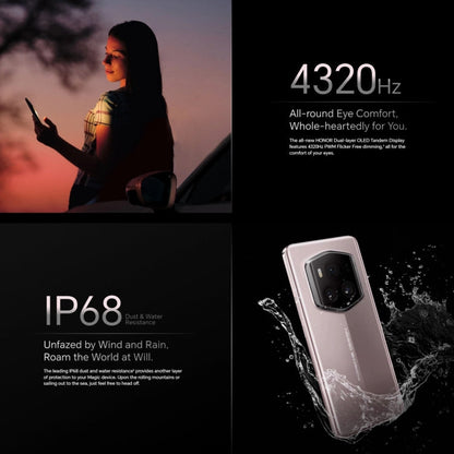 Honor Magic6 RSR Porsche Design, 24GB+1TB,  6.8 inch Magic OS 8.0 Snapdragon 8 Gen 3 Octa Core up to 3.3GHz, Network: 5G, OTG, NFC, Support Google Play(Agate Grey)